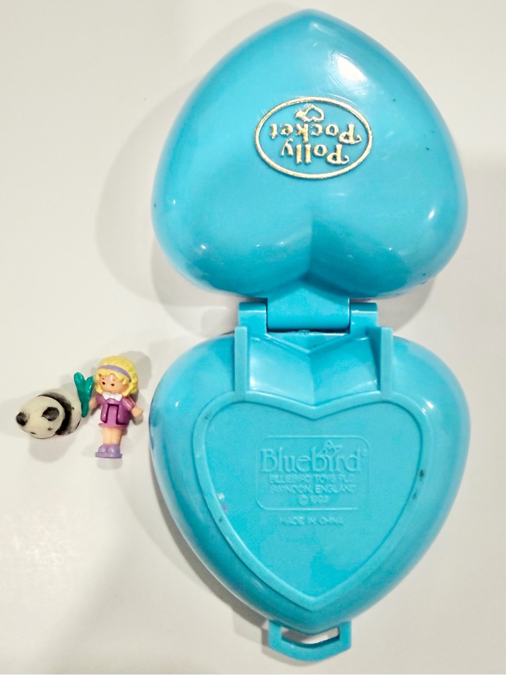 Vintage 1993 Polly Pocket Bluebird Toys Pretty Pandas Playset w/ Polly + 1 Panda - Picture 3 of 7